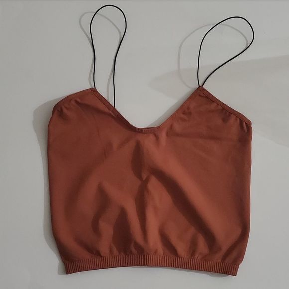 🤩New Free People Brami Midnight Brown tank S/XS - Picture 4 of 7